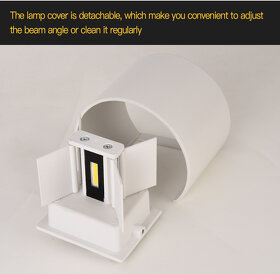 Polkruhová moderná lampa - 6