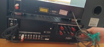 SONY CD prehrávač, zosilovač s rádiom a reproduktory KENWOOD - 6
