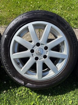 Predám originálne VW alu disky R16 + letné pneumatiky Hankoo - 6