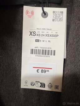 ZARA WOOL COLLECTION KABÁTIK XS OVERSIZE - 6