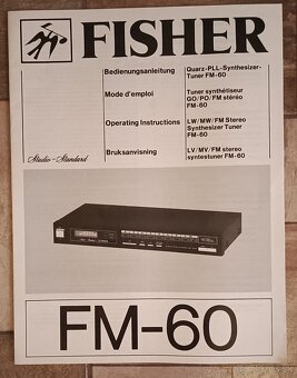FISHER Hi-fi zostava 🎧+ manuali.❤️ - 6