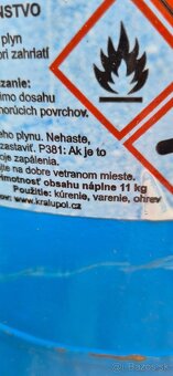 Predám 11kg. originál propánovú plnú fľašu zapečatená. - 6