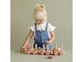 Predam Little Dutch Vláčik Pink Flowers NOVY - 6