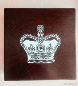 investičné striebro - mince - Imperial state crown Elizabeth - 6