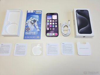 Apple iPhone 15PRO 256GB Black titanium Top stav - 6