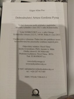 Knihy rôzne (Poe, Veselý, Mačingová a upírske poviedky) - 6