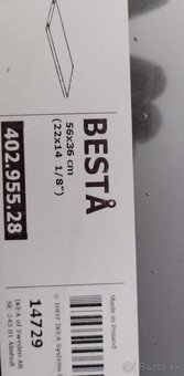 2 kusy police nove ikea besta 56x36 cm - 6