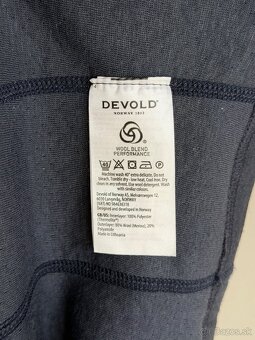 Zánovný merino rolák Devold Duo Active Zip Neck Man Veľ. M - 6
