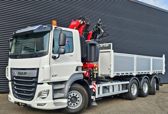 DAF CF 530 - 8x4 – Sklápěč/Valník+HR-FASSI 27,5 t/m – EURO 6 - 6