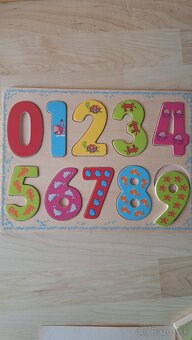 Vkladacky, puzzle,farby,pexeso..hracky mix - 6