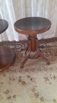 Thonet stoličky 2kusy 350eur, Thonet klavírna stolička 350eu - 6