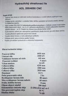 Lis ohraňovací HOL 200/4050 - 6