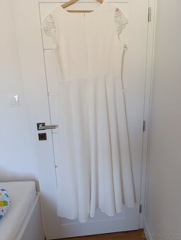 Biele svadobné šaty  48 - 6