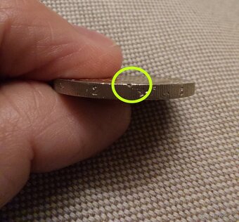 euromince s chybami razby + rôzne 10 a 20 centové mince - 6