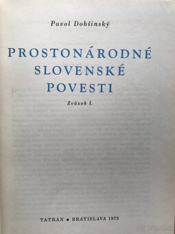 Dobšinský: Prostonárodné slovenské povesti, Bratislava - 6