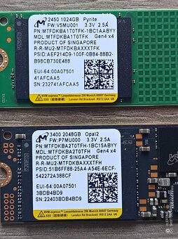 Micron 2450 512GB/ 1TB a 3400 2TB M.2 (PCIe 4.0 4x NVMe) - 6