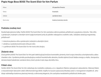 voňavka Hugo Boss - Boss The Scent Elixir 50ml - 6