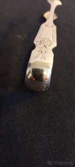 Strieborné lyžičky,naberačky,klieštiny, - 6