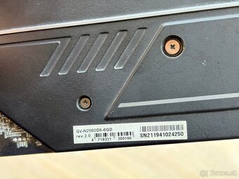 Grafická karta Gigabyte Nvidia RTX 2060 6Gb - 6