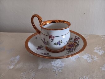 Míšeň, Meissen - malovaný porcelánový šálek - 6