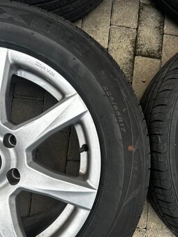 Predám elektrony 5x127 + letné pneu 225/65 r17 - 6