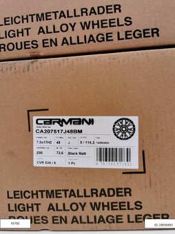 Nové Kia Carmani Ludwig 7,5X17 ET48 5x114,3 Alu 1218 - 6
