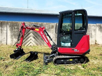 pásové rýpadlo YANMAR SV15VTminibager ( 1,7 ton ) záruka - 6