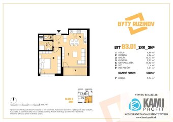 Novostavba v Ružinove - Mlynské Luhy 2 izbový byt s loggiou - 6