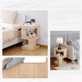 Viacúrovňový moderný nábytok pre domáce zvieratá - 6