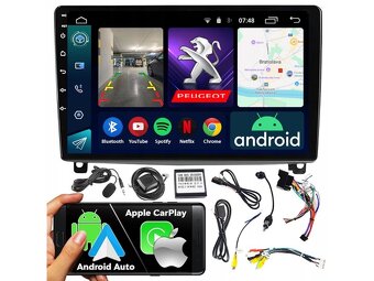 Android radio Peugeot 407 navigácia gps,kamera atd... - 6