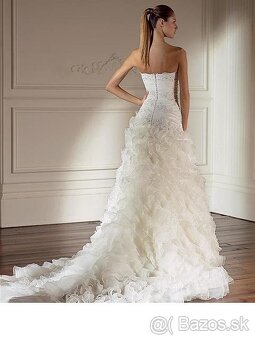 Svadobné šaty veľ 36-38 - 6