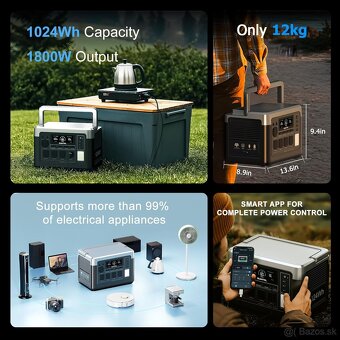 Nabíjacia stanica Oukitel P1000 Plus 1024wh Lifepo4 - 6