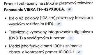 Plazma Panasonic Viera - 6