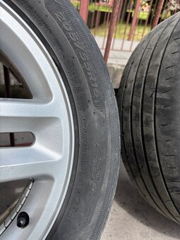 Predám disky Renault 4x100 R16 205/55 - 6