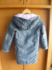Zimná dievčenská rifľová bunda veľ. 134 - 6