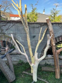 Handmade mačací strom z masívu / škrábadlo - 6