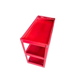 REDTOOL Montážny vozík 3 police Červený - 6