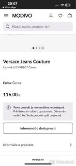 Versace ladvinka unisex taška cez rameno - 6