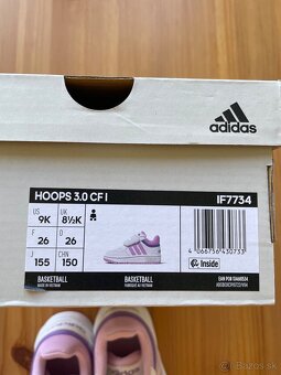 Fialovo-biele tenisky Adidas - 6