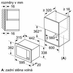 Mikrovlnná rúra Bosch Serie 2 BFL623MB3 čierna - 6