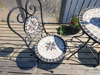 Mozaikový bistro set Amarilo - 6