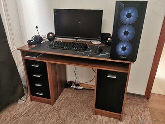 PC stolík 126 x 55 cm - 6