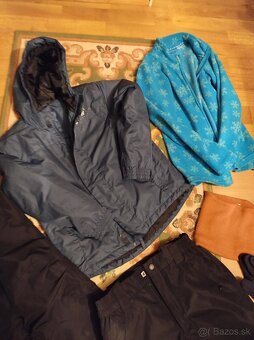 Zimné oblečko chlapec 134 ( 2 oteplovacky, bunda.. ) - 6