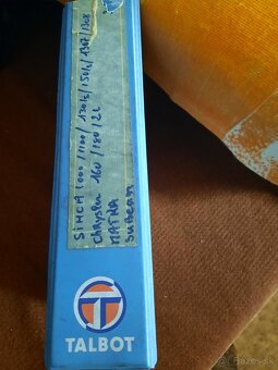 Navod Manuál Simca,Talbot Fiat kompletný - 6