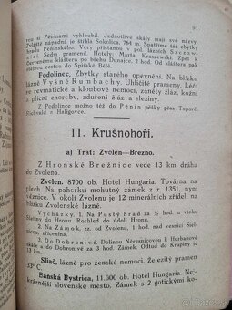 Nový pruvodce po Slovensku 1919 - Boubela raritka - 6