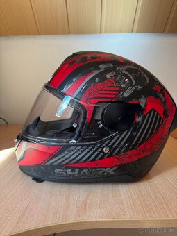 Predám prilbu na motorku Shark D-SKWAL 2 Atraxx - 6