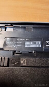HP probook 4740s 17" - 6