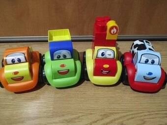 Maxi lego autíčka 4ks - 6