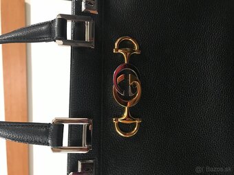 GUCCI ZUMI originál black bags kabelka+zlate nausnice - 6