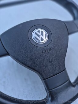 Predám trojramenny kožený volant pre Volkswagen - 6